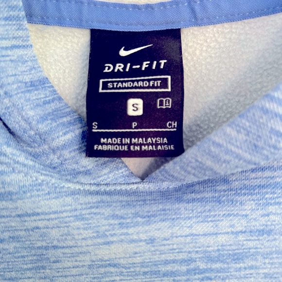 Youth Nike light blue hoodie sz small (8-20) Dri-Fit Pre-owned - Picture 4 of 6